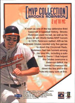 1998 Sports Illustrated World Series Fever - MVP Collection #2MC Brooks Robinson Back