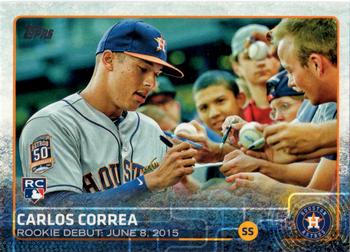 2015 Topps Update #US251 Carlos Correa Front