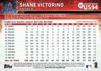 2015 Topps Update #US94 Shane Victorino Back