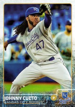 2015 Topps Update #US304 Johnny Cueto Front