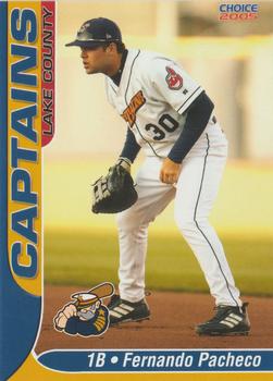 2005 Choice Lake County Captains #16 Fernando Pacheco Front