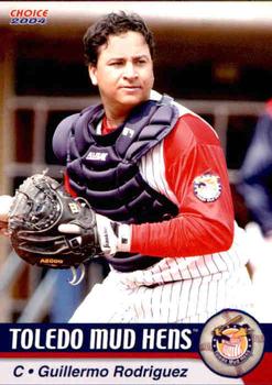 2004 Choice Toledo Mud Hens #18 Guillermo Rodriguez Front