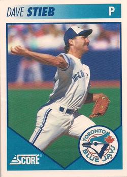 1991 Score Toronto Blue Jays #5 Dave Stieb Front