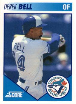 1991 Score Toronto Blue Jays #20 Derek Bell Front