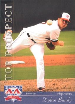 2015 Grandstand Eastern League Top Prospects #NNO Dylan Bundy Front