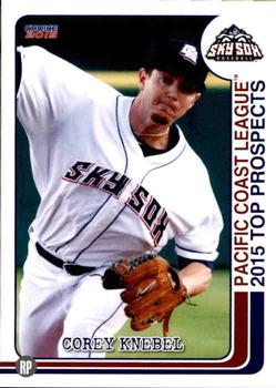 2015 Choice Pacific Coast League Top Prospects #04 Corey Knebel Front