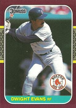 1987 Donruss Opening Day #184 Dwight Evans Front