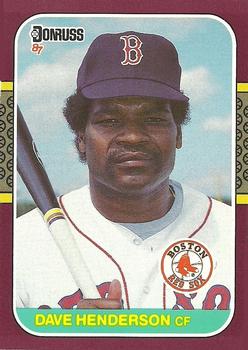1987 Donruss Opening Day #189 Dave Henderson Front