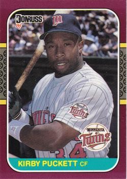 1987 Donruss Opening Day #221 Kirby Puckett Front