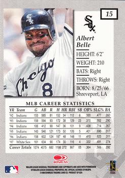 1998 Donruss Elite #15 Albert Belle Back