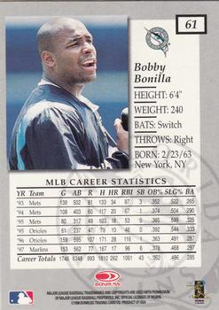 1998 Donruss Elite #61 Bobby Bonilla Back