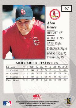 1998 Donruss Elite #67 Alan Benes Back