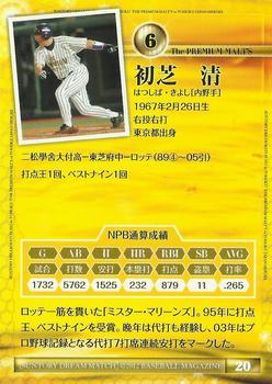 2012 BBM Suntory Dream Match #20 Kiyoshi Hatsushiba Back