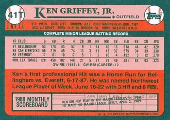 2015 Topps Archives - Originals Autographs #41T Ken Griffey Jr. Back