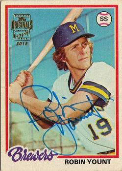 2015 Topps Archives - Originals Autographs #RY Robin Yount Front