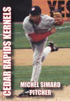 2004 Perfect Game Cedar Rapids Kernels #10 Michel Simard Front