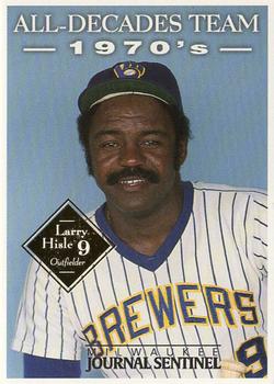 2000 Milwaukee Journal Sentinel Brewers All Decades Team 1970s #NNO Larry Hisle Front