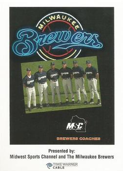 2000 Milwaukee Brewers Police #NNO Brewers Coaches Front