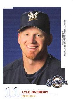 2005 Milwaukee Brewers Police #NNO Lyle Overbay Front