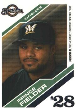 2006 Milwaukee Brewers Police #NNO Prince Fielder Front