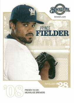 2008 Milwaukee Brewers Police #NNO Prince Fielder Front