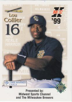1999 Milwaukee Brewers Police #NNO Lou Collier Front