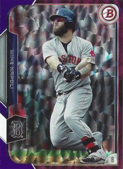 2015 Bowman - Purple Ice #117 Mike Napoli Front
