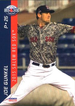 2015 Choice Salem Red Sox #8 Joe Gunkel Front