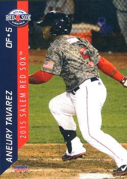 2015 Choice Salem Red Sox #22 Aneury Tavarez Front
