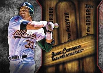 2015 Topps - Heart of the Order #HOR-5 Jose Canseco Front