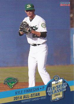 2014 Choice Midwest League All-Star #34 Kyle Finnegan Front