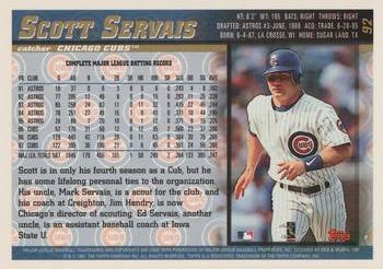 1998 Topps - Minted in Cooperstown #92 Scott Servais Back