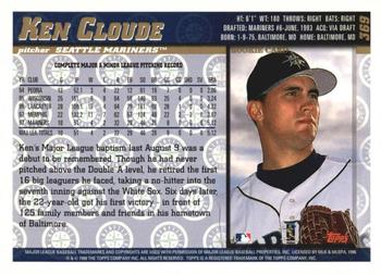 1998 Topps - Minted in Cooperstown #369 Ken Cloude Back