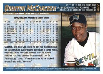 1998 Topps - Minted in Cooperstown #462 Quinton McCracken Back