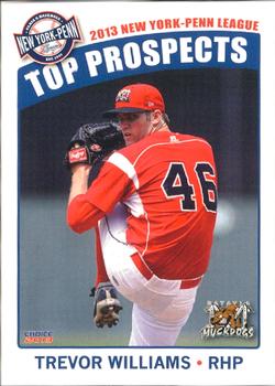 2013 Choice New York-Penn League Top Propsects #6 Trevor Williams Front