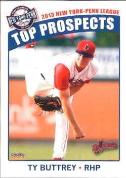 2013 Choice New York-Penn League Top Propsects #15 Ty Buttrey Front