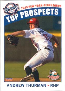 2013 Choice New York-Penn League Top Propsects #24 Andrew Thurman Front