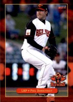 2011 Choice Rochester Red Wings #09 Phil Dumatrait Front