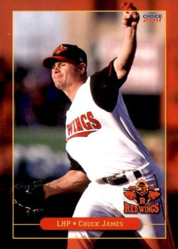 2011 Choice Rochester Red Wings #16 Chuck James Front