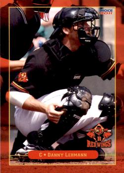 2011 Choice Rochester Red Wings #18 Danny Lehmann Front