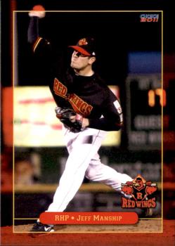 2011 Choice Rochester Red Wings #19 Jeff Manship Front