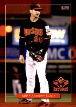 2011 Choice Rochester Red Wings #24 Anthony Slama Front