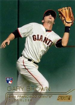 2015 Stadium Club - Gold Foil #173 Gary Brown Front