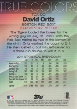 2015 Stadium Club - True Colors #TCA-DO David Ortiz Back