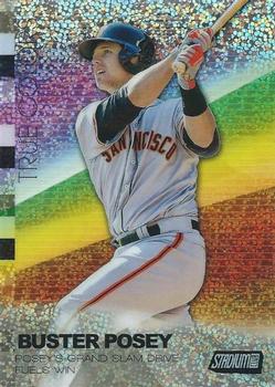 2015 Stadium Club - True Colors Refractor Electric #TCA-BP Buster Posey Front