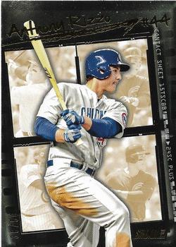 2015 Stadium Club - Contact Sheet Gold Foil #CS-18 Anthony Rizzo Front