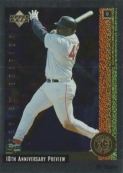 1998 Upper Deck - 10th Anniversary Preview Edition Retail #21 Mo Vaughn Front