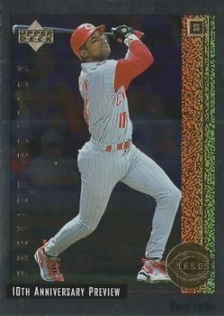 1998 Upper Deck - 10th Anniversary Preview Edition Retail #43 Barry Larkin Front
