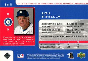 2001 All-Star FanFest #8 Lou Piniella Back