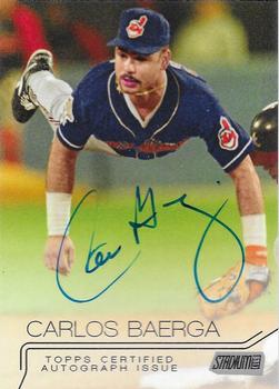 2015 Stadium Club - Autographs #SCA-CB Carlos Baerga Front